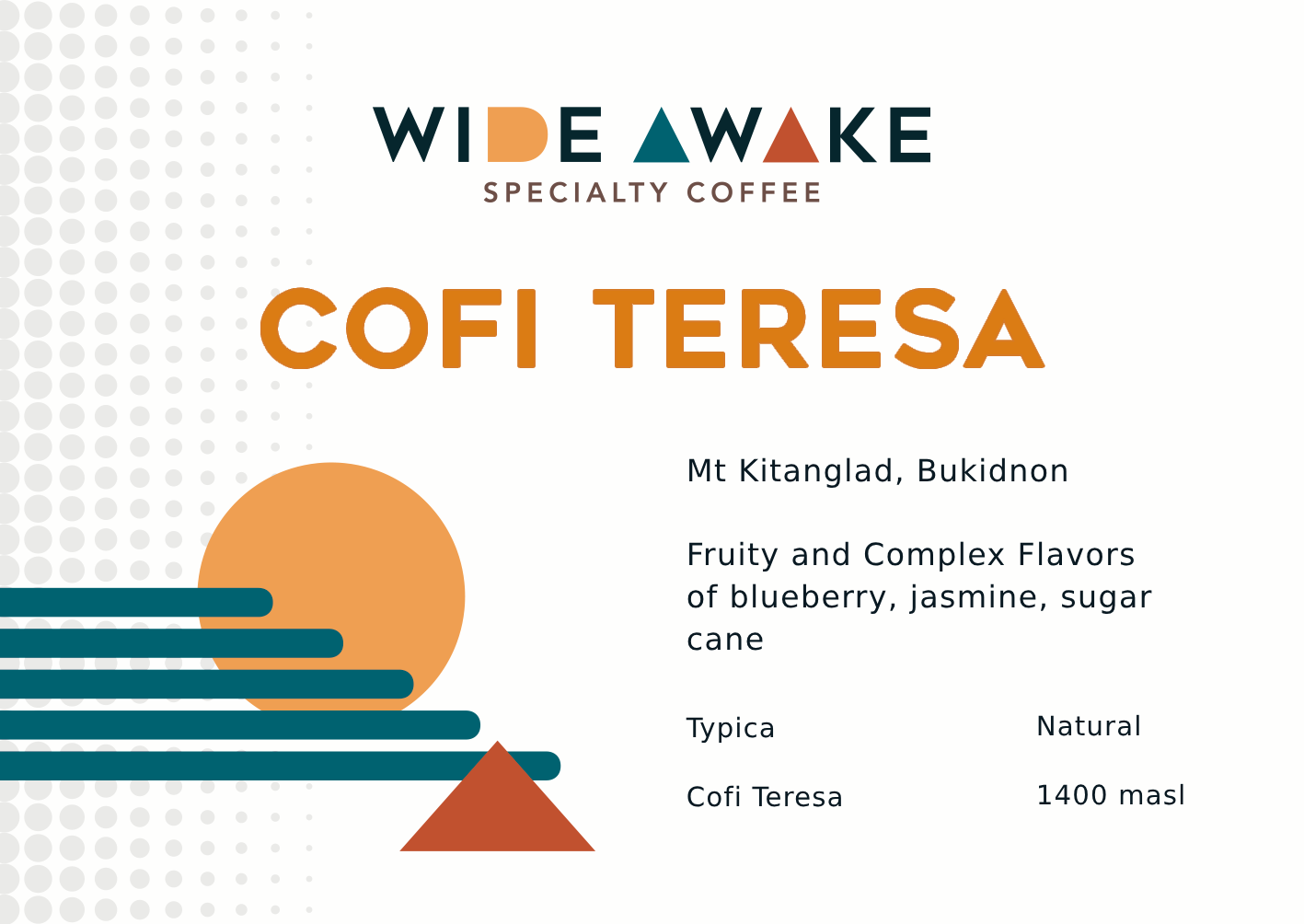 Cofi Teresa Typica Natural - Philippines